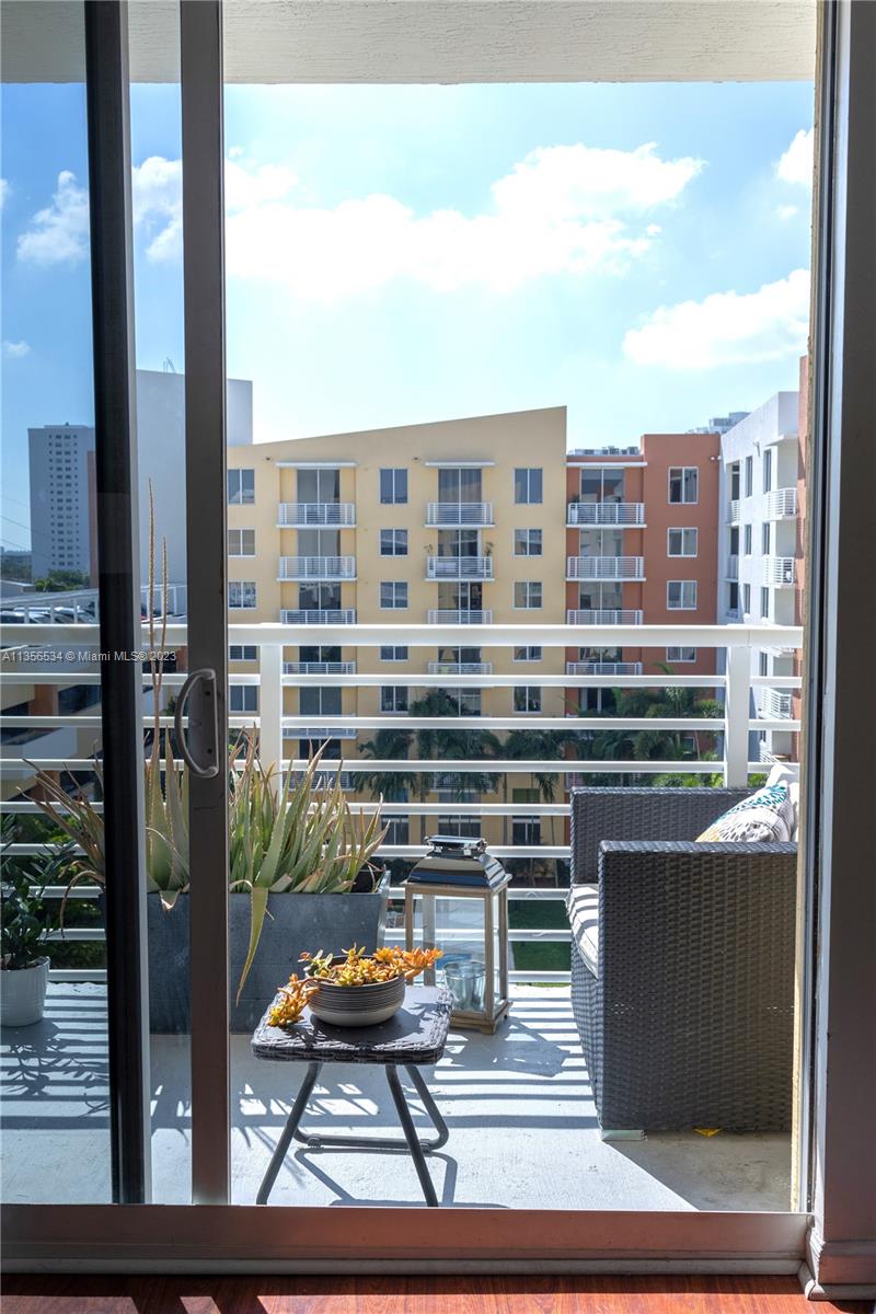 View overlooking the pool