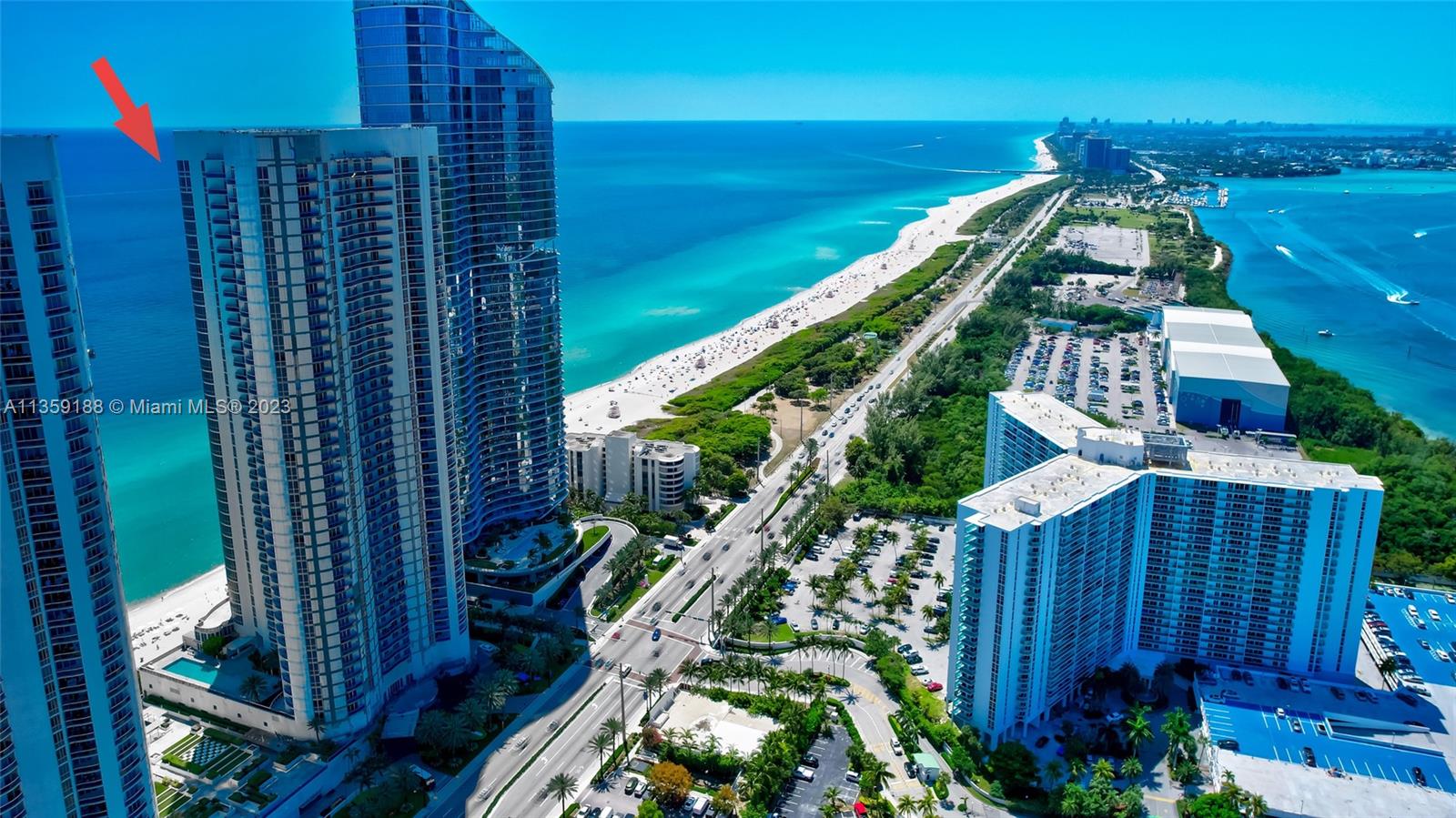 Ocean and intracoastal  and beach views