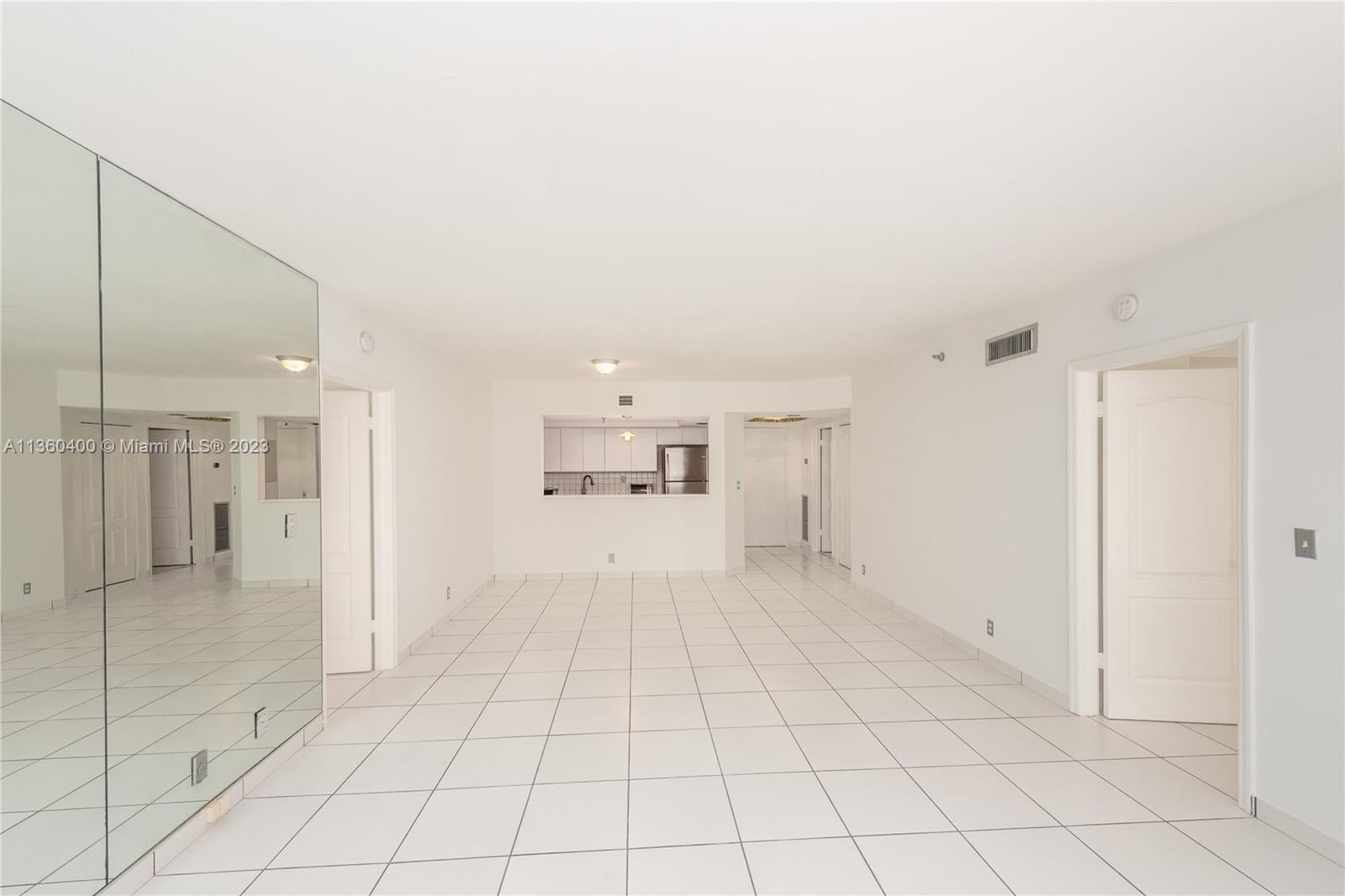 Open Kitchen to the Dining Area