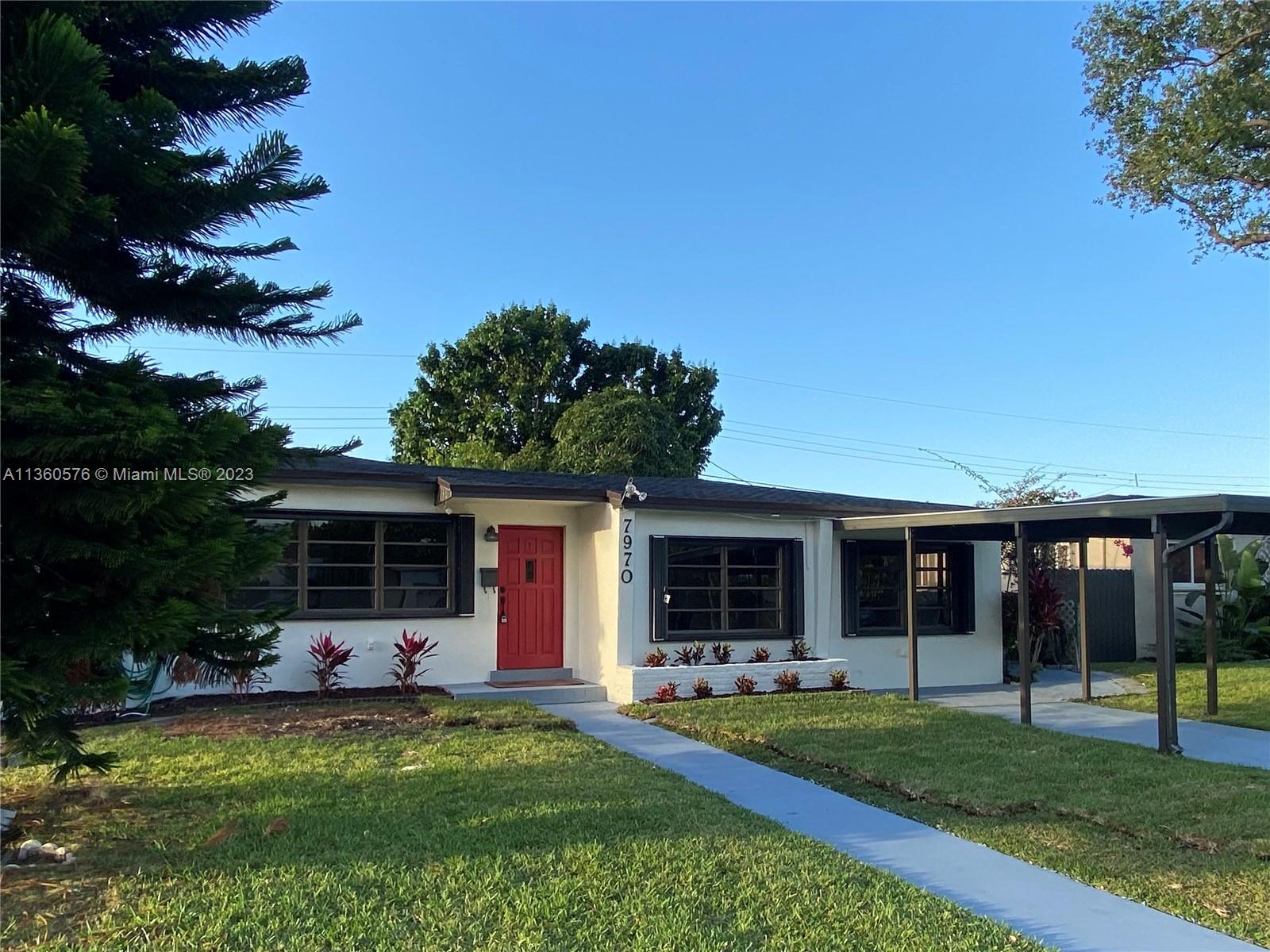 Freshly Renovated 3/2+DEN + BONUS ROOM Pool Home in Desirable Westchester w/ a 8025 sq ft lot. This crisp, clean home has  New upgrades in 2022/23 to include: NEW roof, New Kitchen Cabinets and Corian Countertops, All new SS Appliances, New Laminate flooring throughout, Baseboards, Int/Ext Painting, New Lighting , Ceiling Fans, New Electrical lines to the Pool w/ Rebuilt Pool Pump. The Covered Area has been renovated with New Composite Panel Flat Roof and New Lighting.  Minutes to Palmetto Expressway & other major highways. Close to MIA International Airport, Coral Gables, Dadeland, Baptist Hospital and walking distance to Tropical Park and shopping.