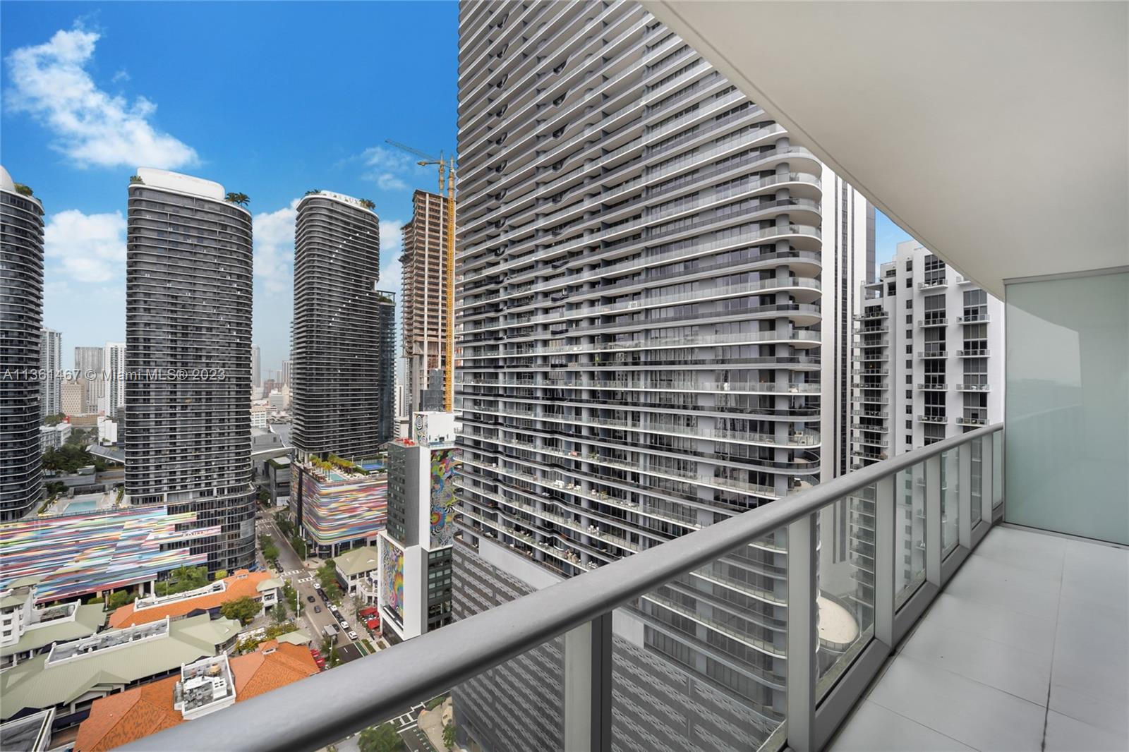 Unique find in Brickell. 1 Bed/1 Bath designed by Pininfarina. Excellent location in the middle of Mary Brickell. Terrace balcony with glass railing for unobstructed city view, 9 Ft. ceiling and top-of-the-line European designed kitchen with stainless steel appliances and floors. Walk in California closets. 24 Hr security and concierge in lobby. Resort-style living with 2 pools, SPA, gym, movie theater & more! 10 month rental only