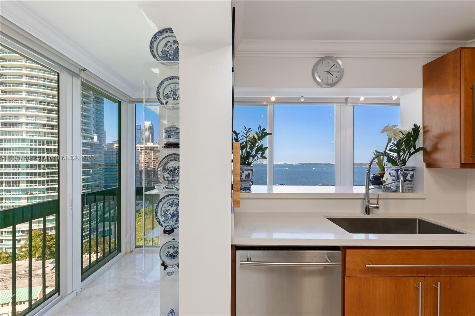 Kitchen and wraparound views