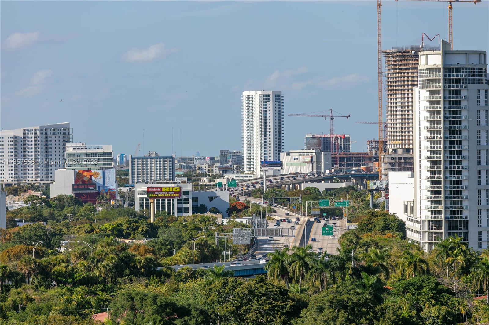 City View from Kitchen and Dining