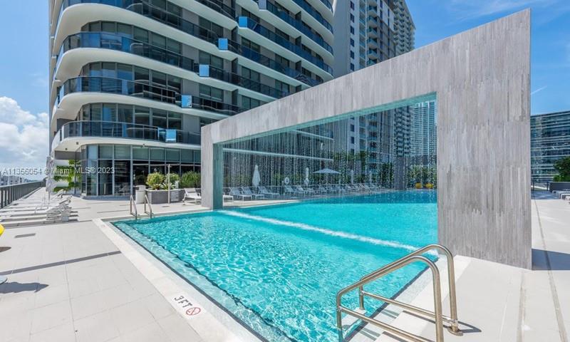 High floor residence with panoramic views. Enjoy beautiful sunrises and sunsets from a large open balcony on the most vibrant part of Miami. This amazing building is located on the heart of Brickell and withing walking distance to Brickell City center mall and the most trending restaurants, GYMs, nightlife and much more. The unit has been upgraded with imported all white porcelain floors, open kitchen with top of the line appliances, wood like porcelain on the terrace, etc. Very adaptable and spacious floor plan with a Den and two full bathrooms. Unit is leased until the end of March. This one won last!