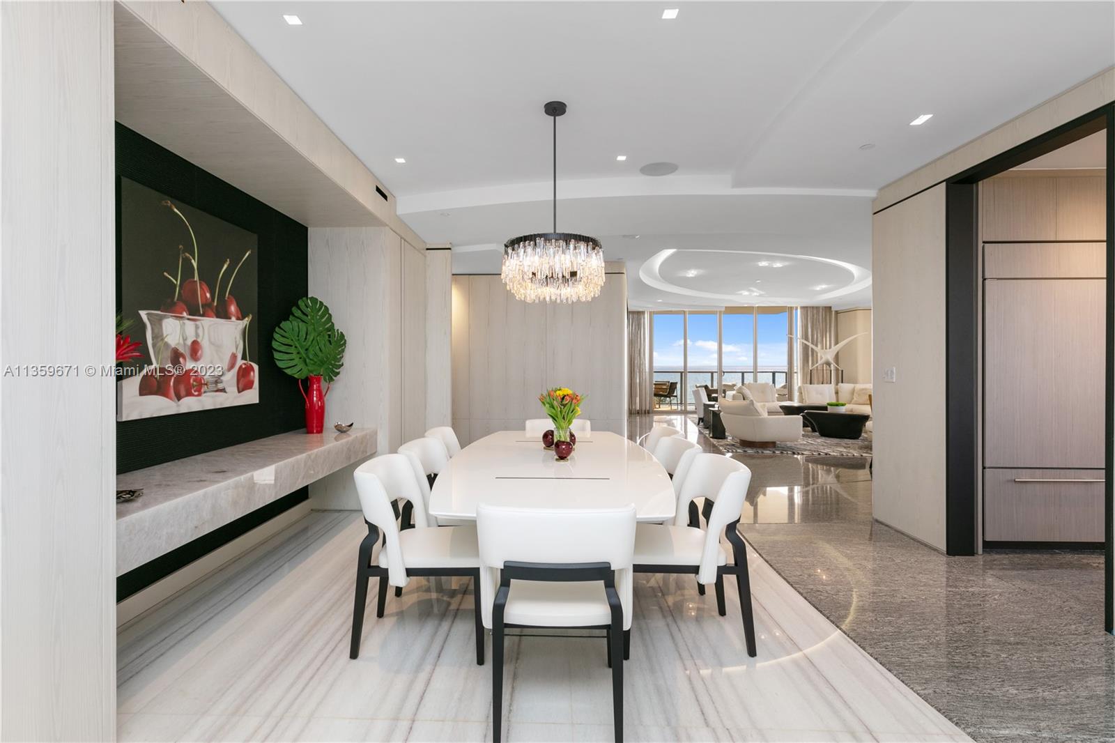 The most highly sought-after unit type in Bal Harbour, first time in three years a south corner at St Regis has come to market! Professionally-designed and newly renovated, this elegant residence features a unique layout with formal dining area, open kitchen by Ornare, custom millwork and wall paneling, custom ceiling and lighting details, Savant home automation and many other ultra high-end appointments. St Regis Bal Harbour exemplifies the epitome of resort style living with five-star white-glove services and amenities. A+ location directly across from the Bal Harbour Shops.