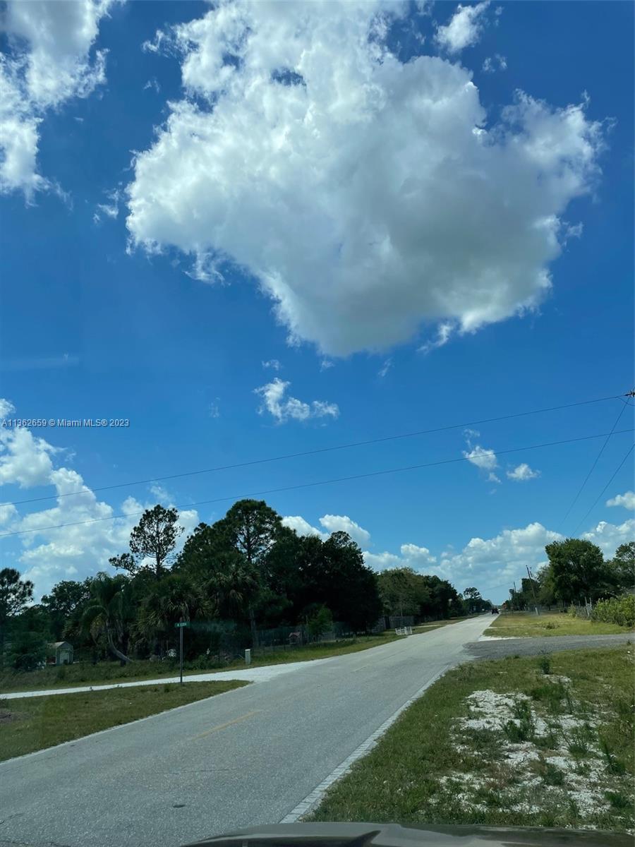 Street view facing West on Horse Clubhouse