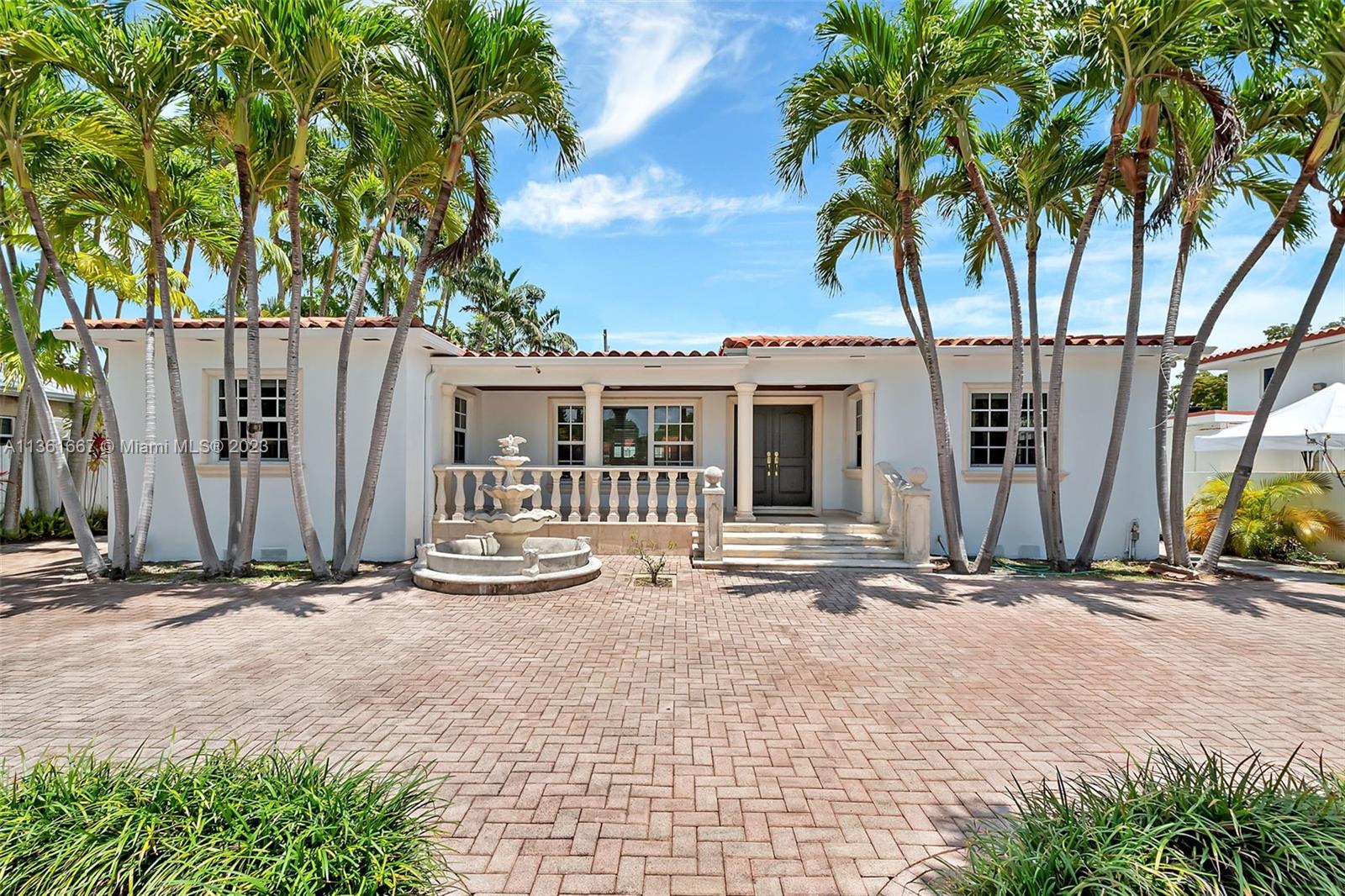 This house is located on one of the most historical street on THE ROADS, Mary Brickell Rd. The home was originally built in 1947 and has been expanded and well-maintained. It sits on a 75’ by 127’ lot—almost 10,000 square feet. You can instantly feel the pride of ownership as you enter this functional and well-proportioned home: a formal living room, formal dining room, huge family room, large kitchen, and 3 huge bedrooms all with their own full bathrooms. The classic exterior and downtown views add character to the home. Elongated circular gated driveway, spacious covered patio, and a pool with a full exterior bathroom. Room for a 35' trailer within the side driveway.