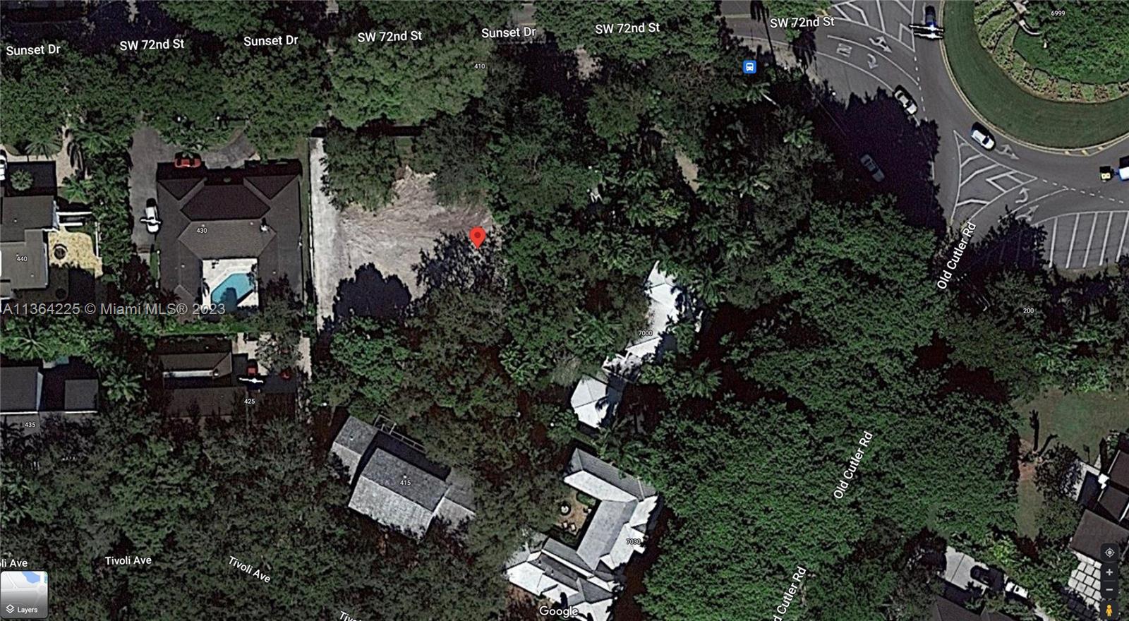 aerial views (the home behind on Tivoli could also be acquired)