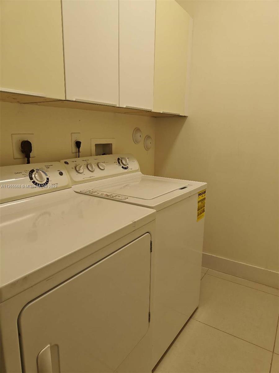 Washer and Dryer In the Unit