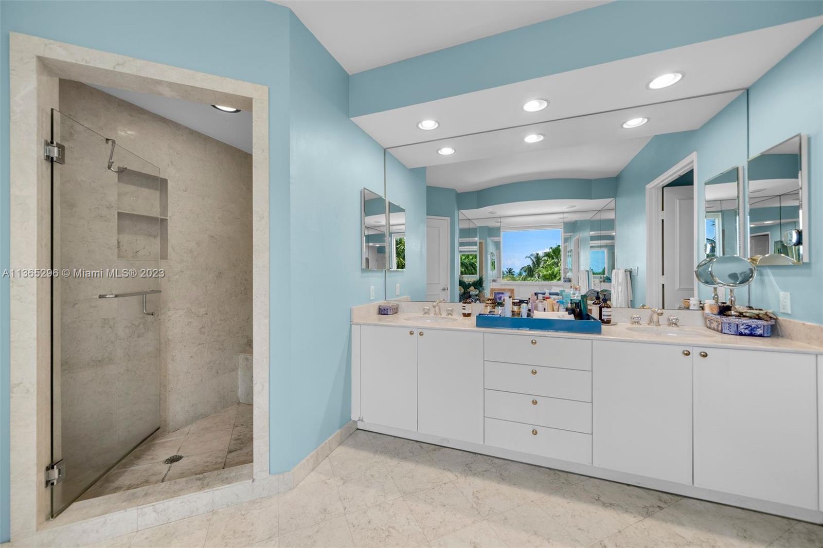 Spectacular views from the master bath. The natural light pours in!