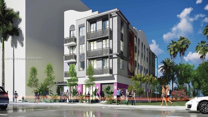 Develop 22 units in Little Havana.  Rendering by Modis Architects.