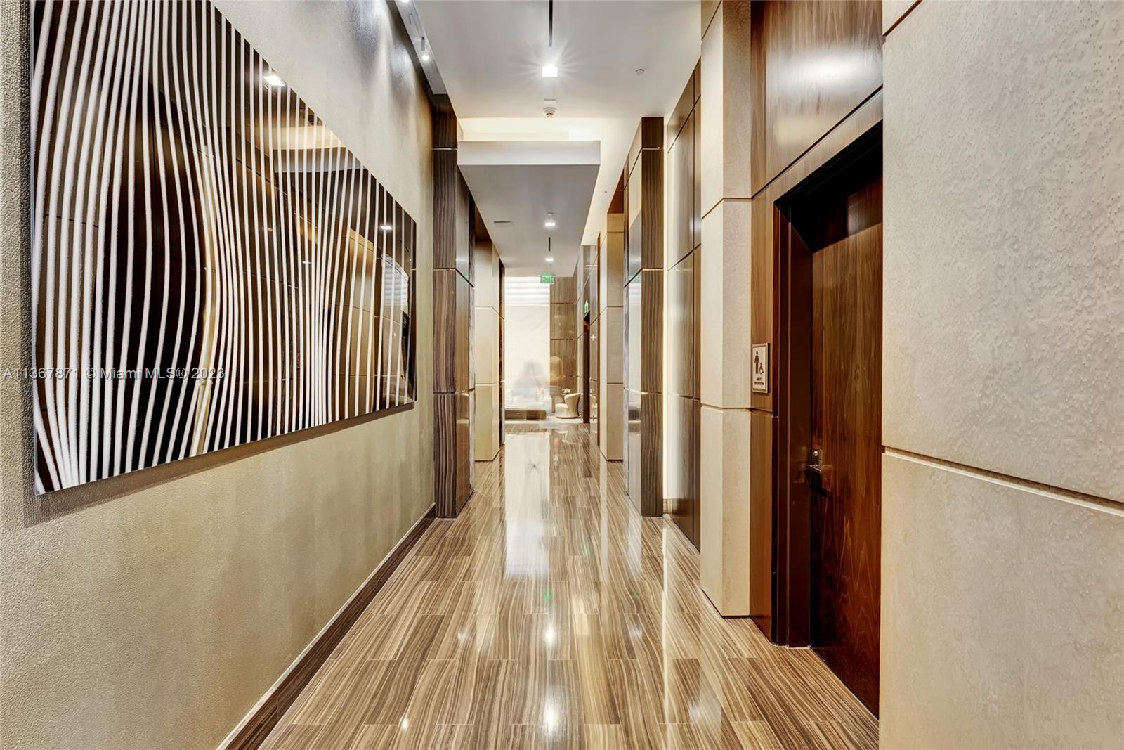 Building Hallway, Enjoy easy access to the concierge.