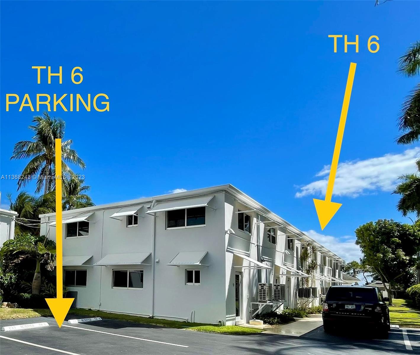 Best location with best parking spot very close to the unit! South facing entrance offers best sun exposure!