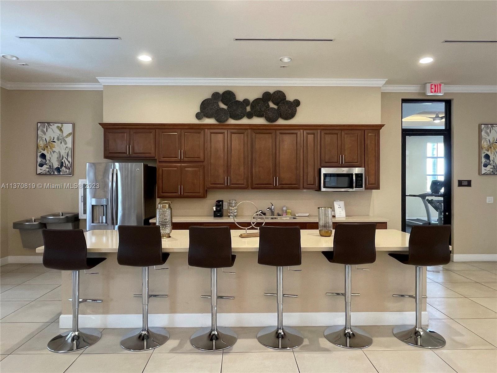 Kitchen/Bar area at the clubhouse