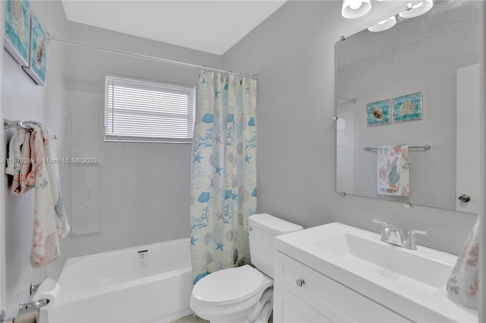 Renovated bathroom with Tub/Shower Combo