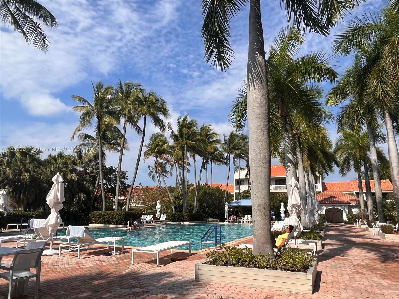 Outside pool facing the Marina