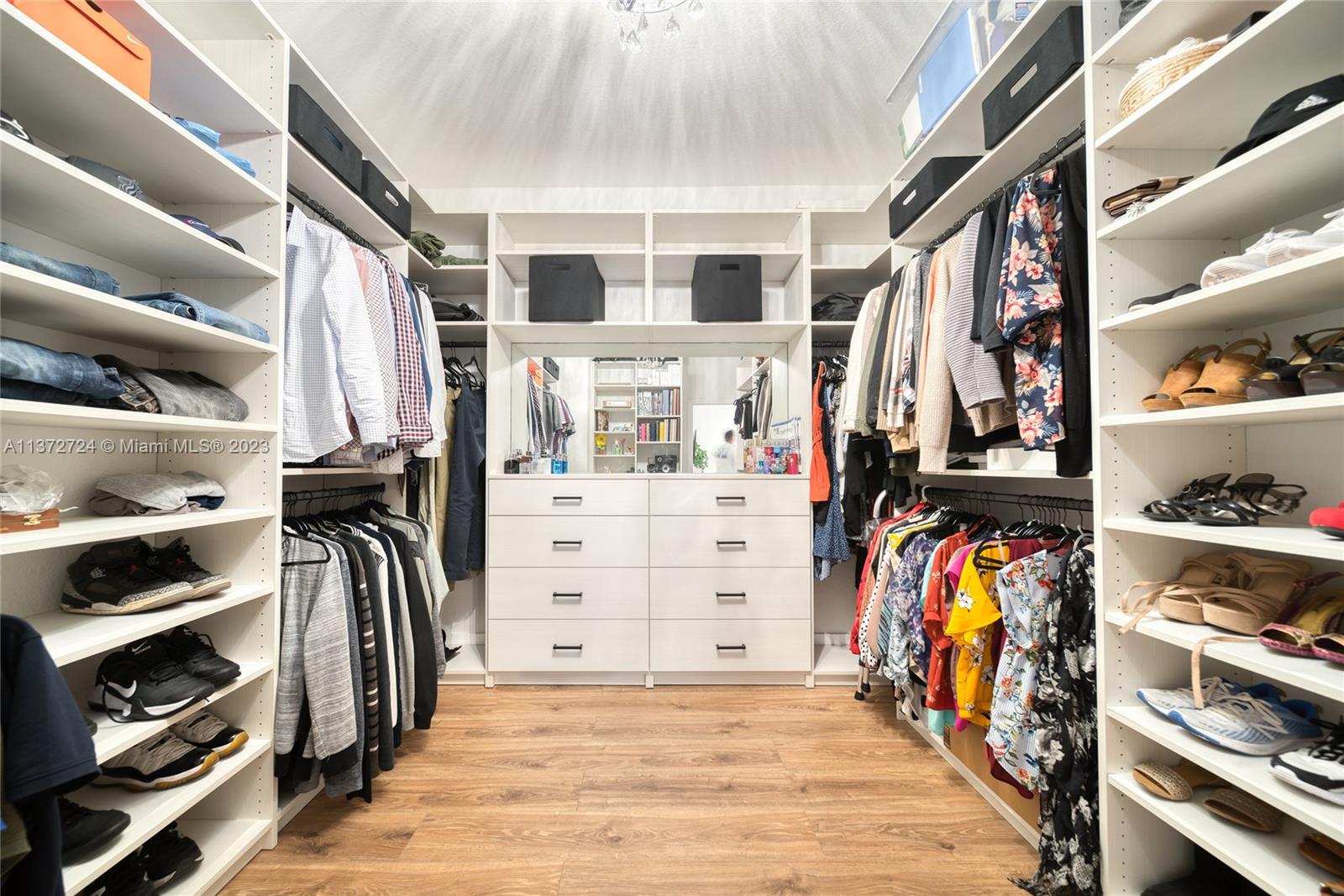 Primary walk-in closet