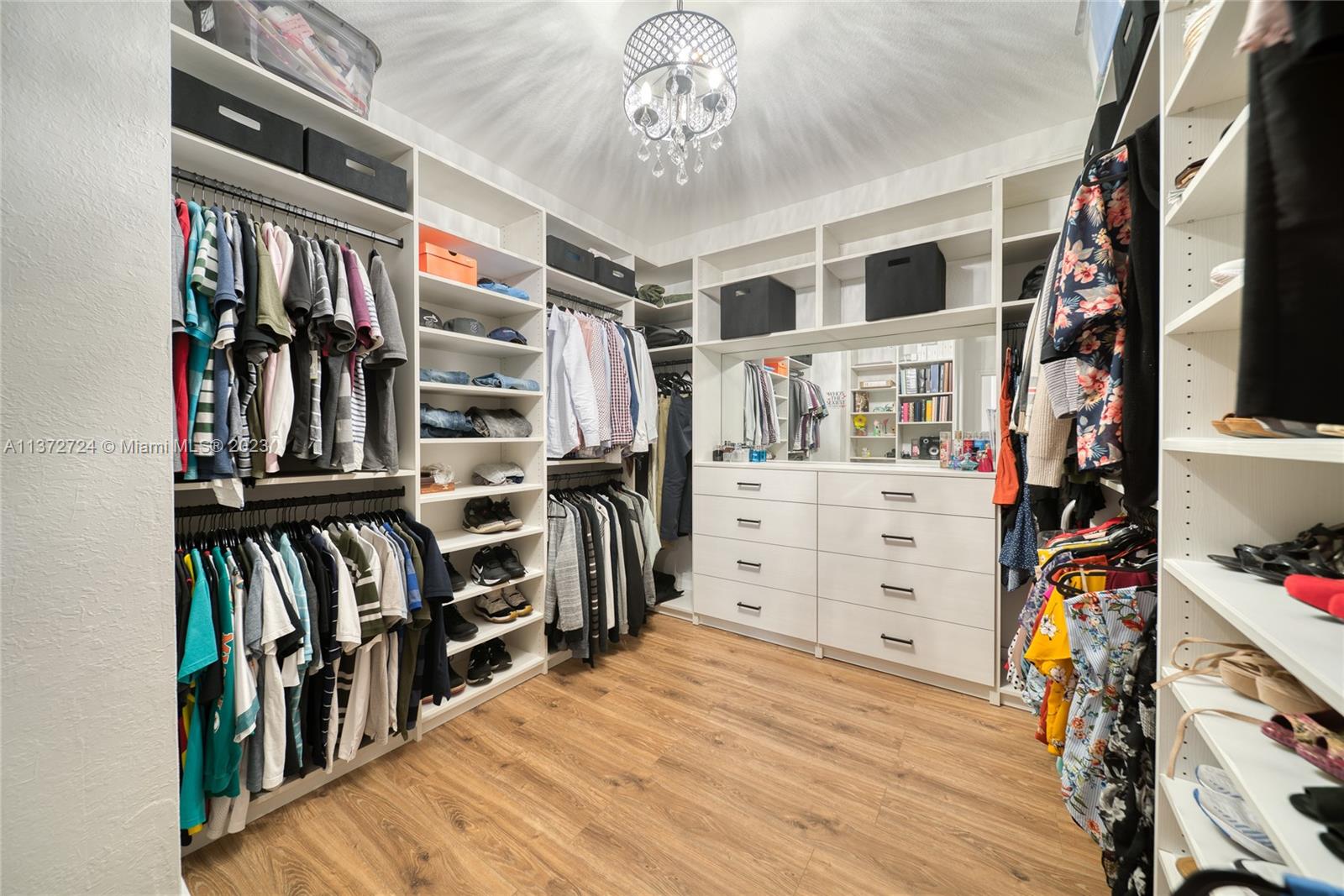 Primary walk-in closet