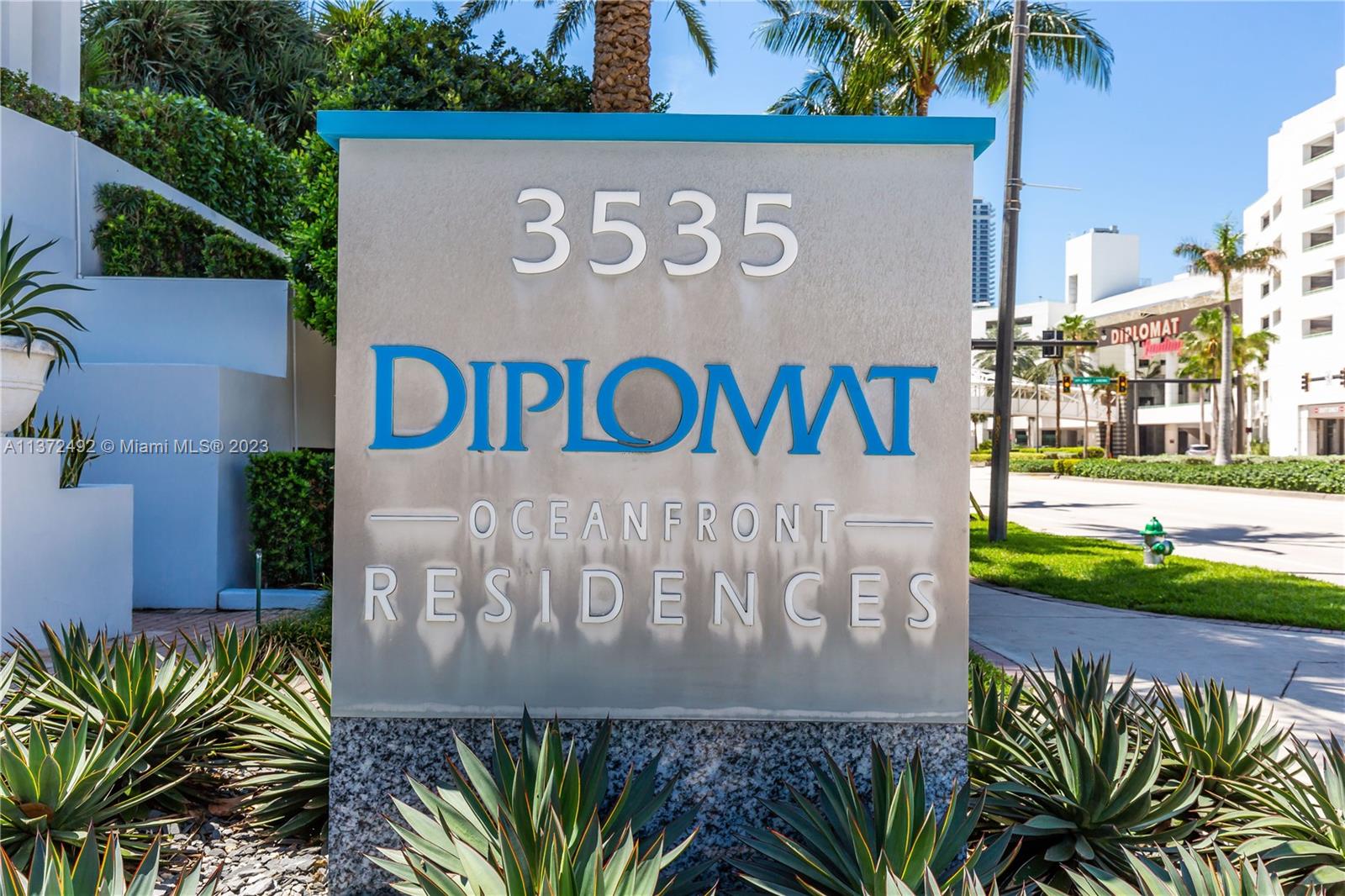 Photo 1 of Diplomat Oceanfront Resid Apt 805 in Hollywood - MLS A11372492
