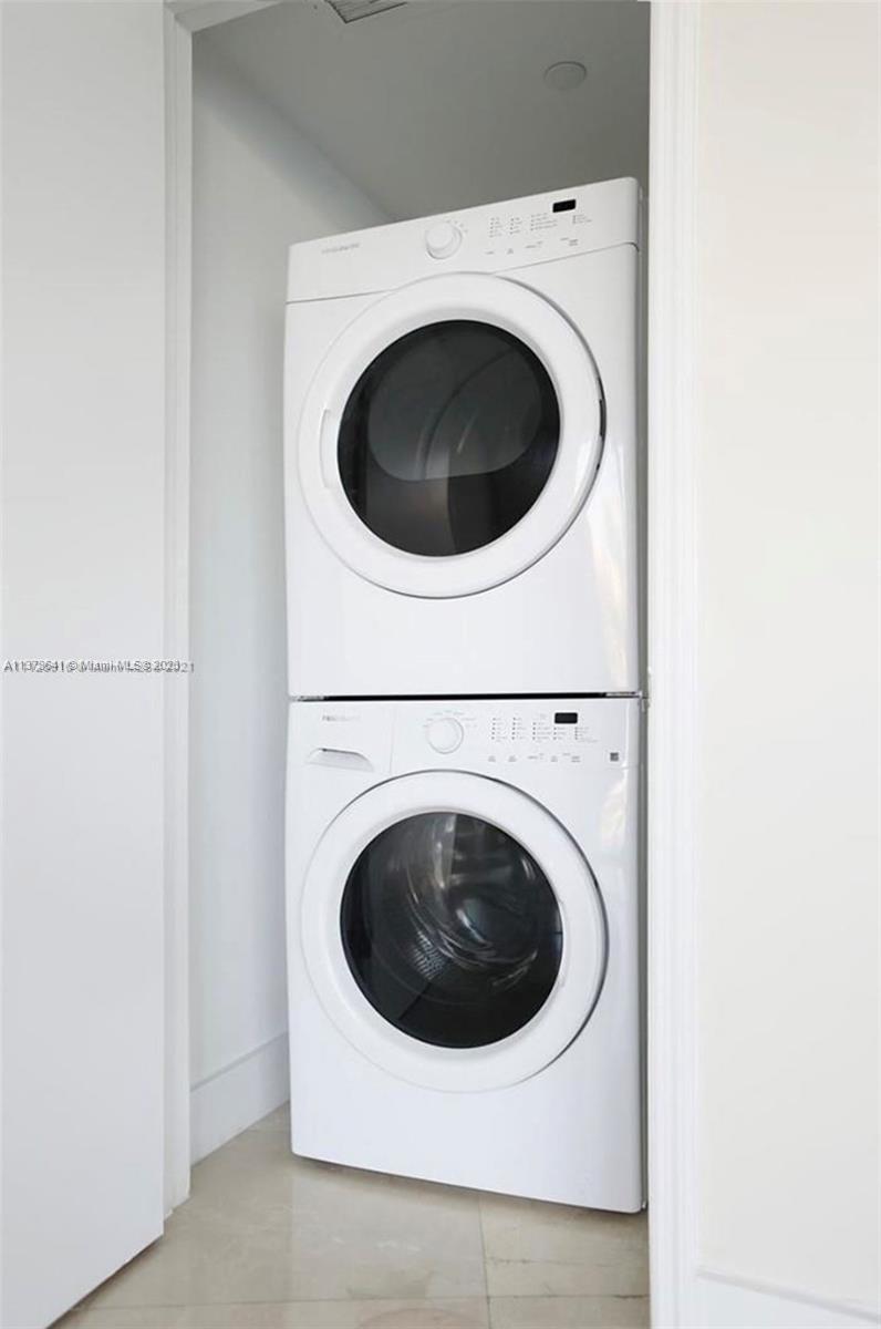 Laundry inside unit