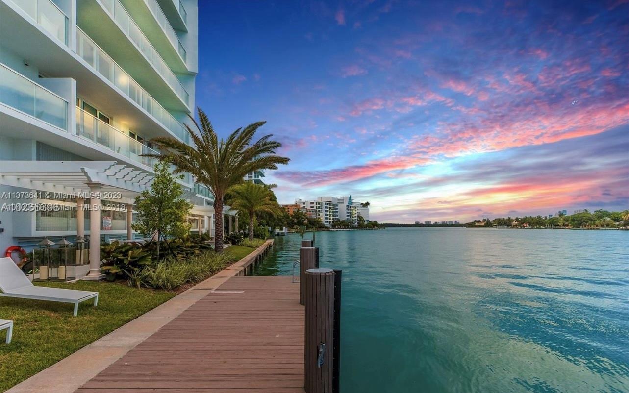 Sunset view from the dock