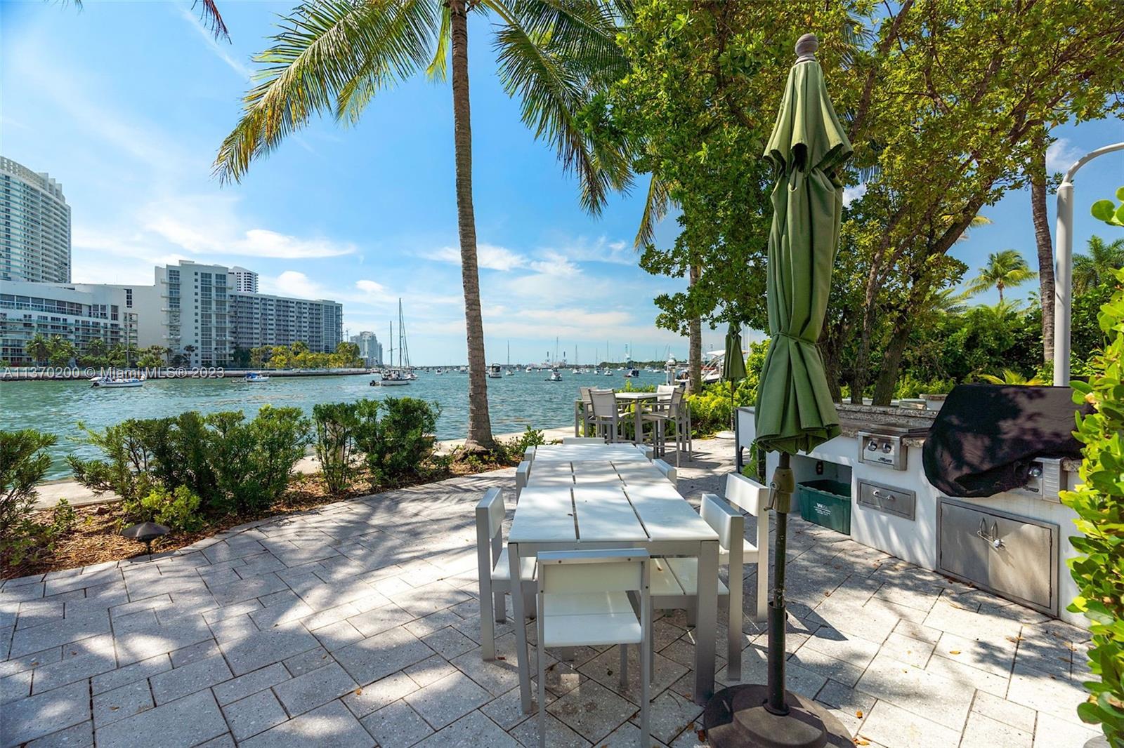 Recreational BBQ area by the pool