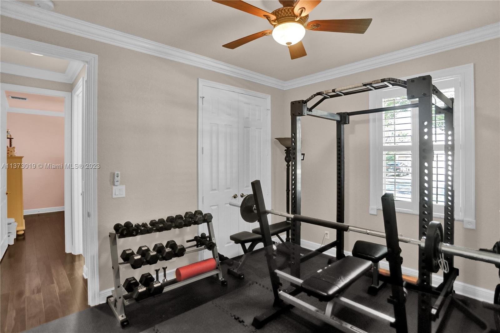 2nd Bedroom Used as Weight Training Room
