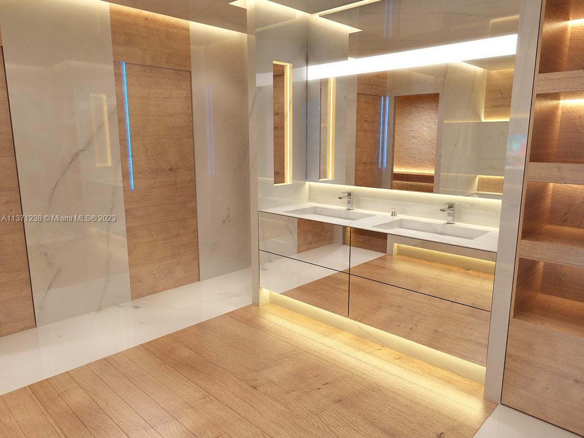 Rendering picture. Master bathroom 1