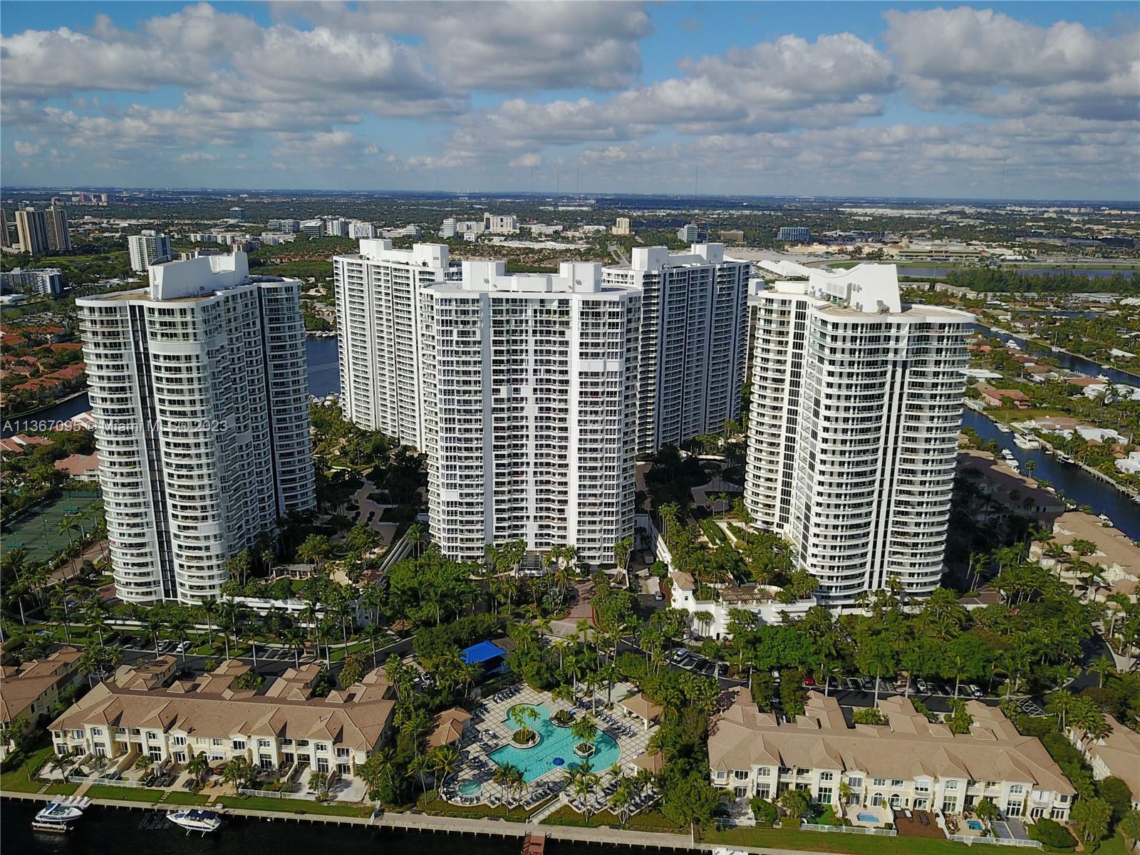 Drone view of The Point