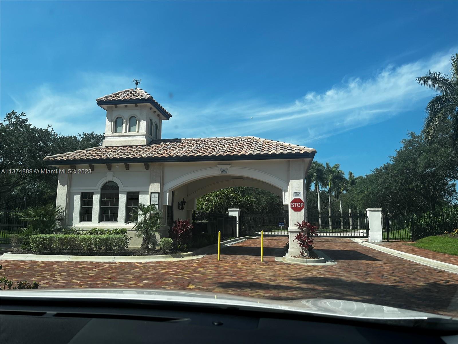 Guard gate entrance