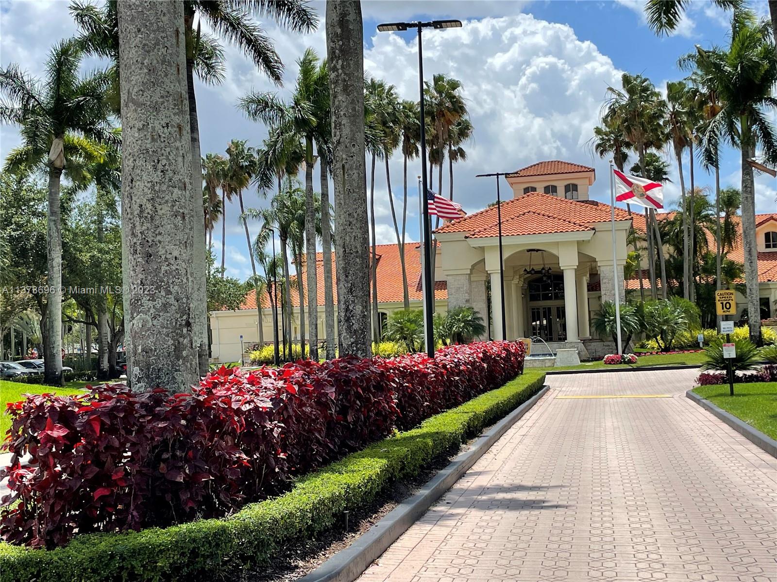 Club house entrance