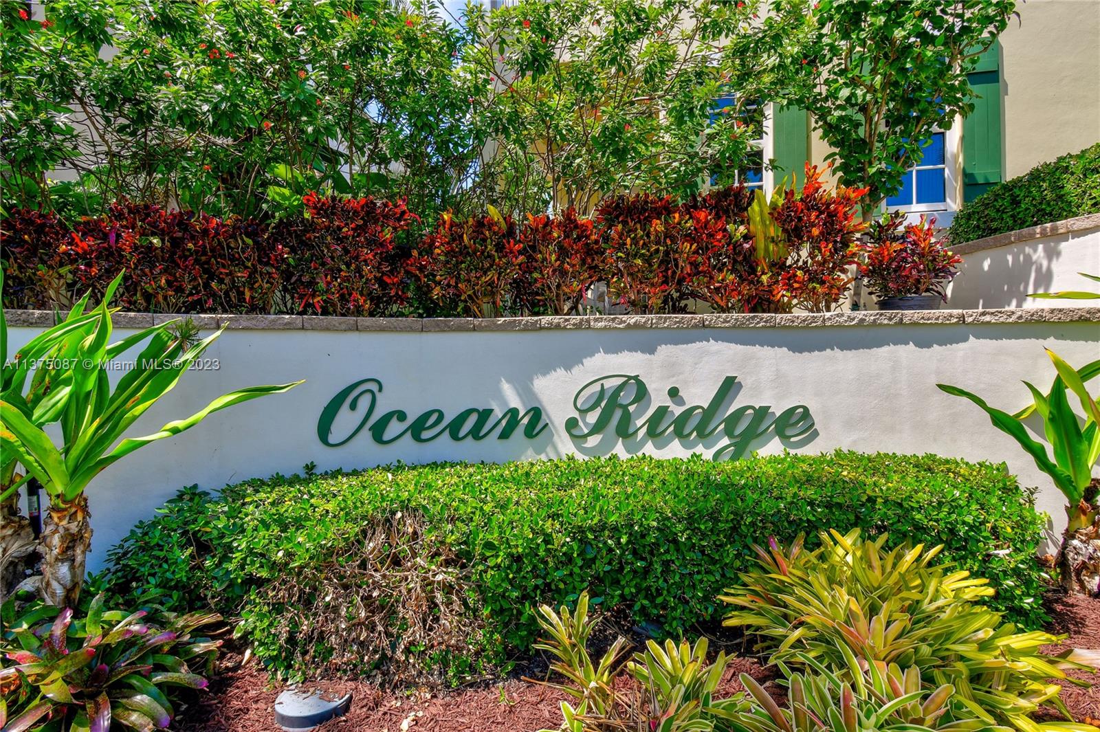 Ocean Ridge Entrance