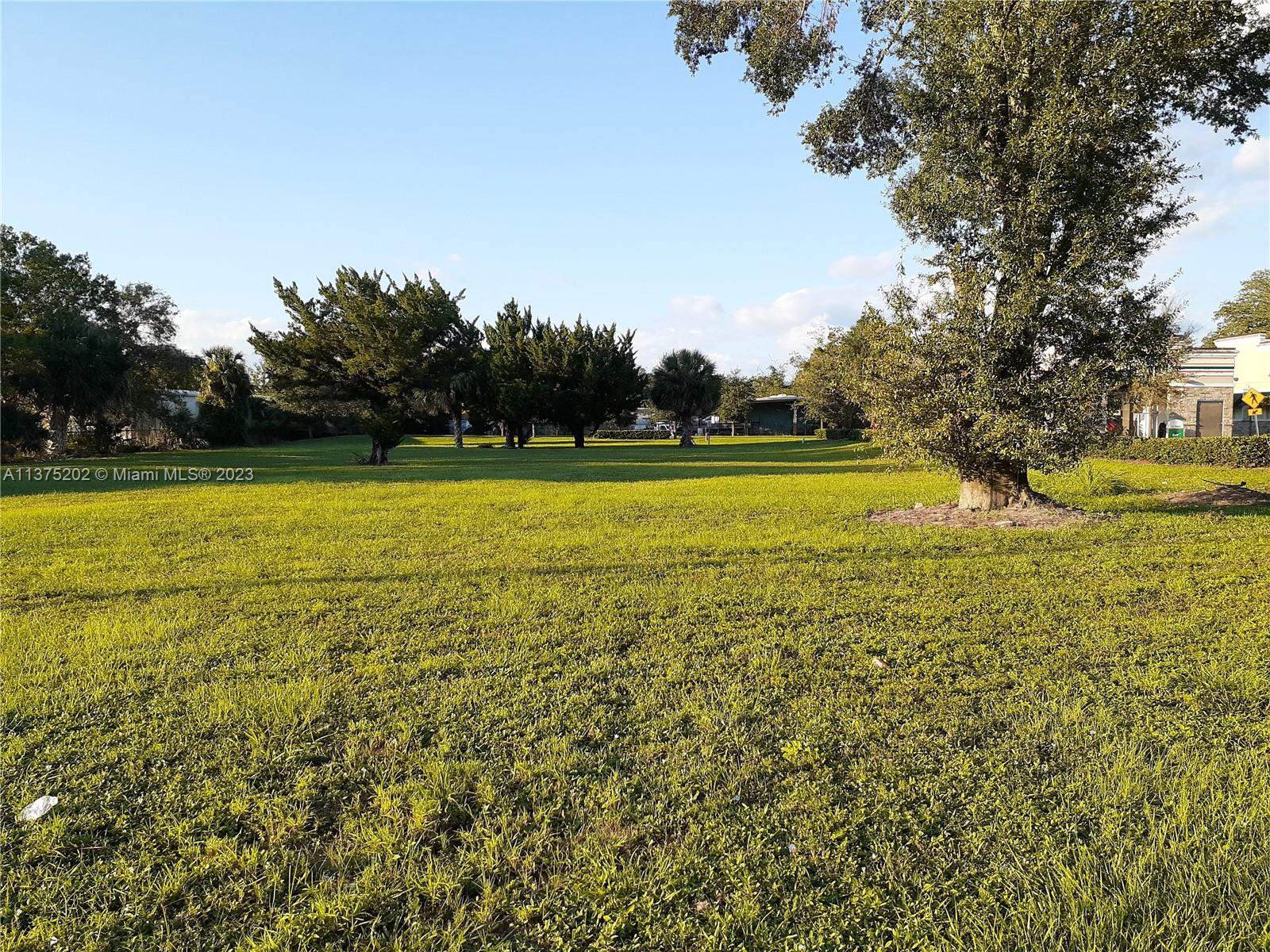 Looking east at property