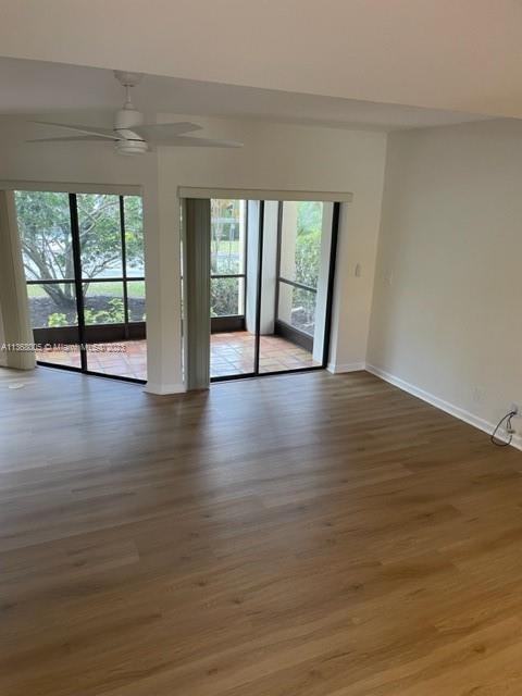 screened patio off living room