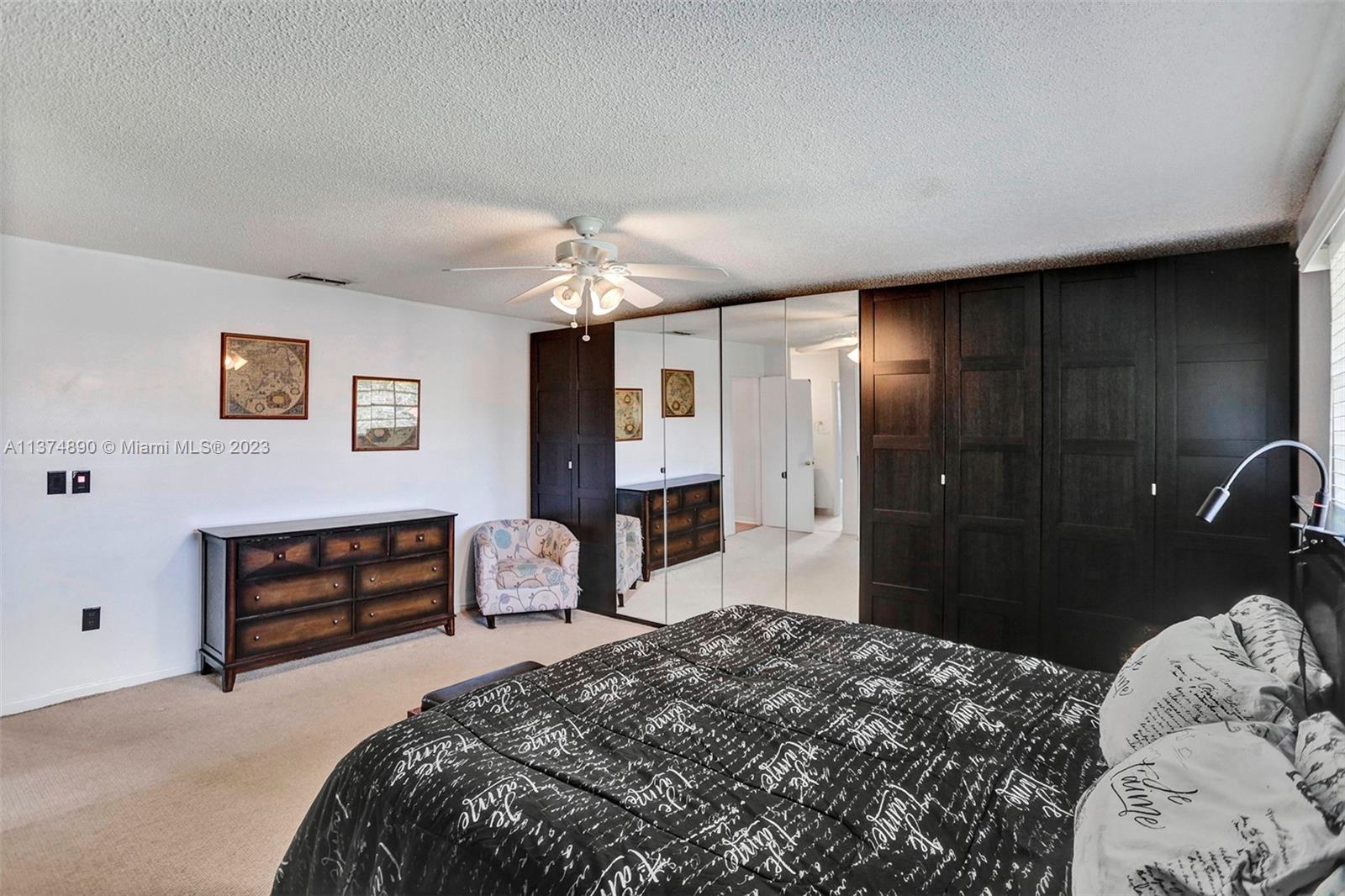 Another view of the primary bedroom upstairs.