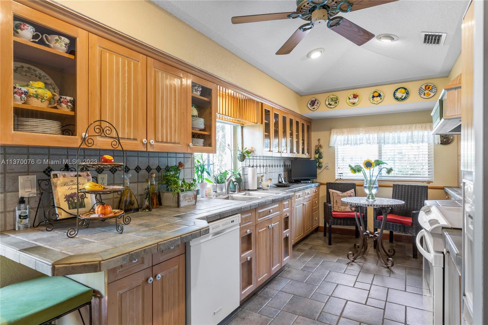 Wood cabinetry, fully customized.