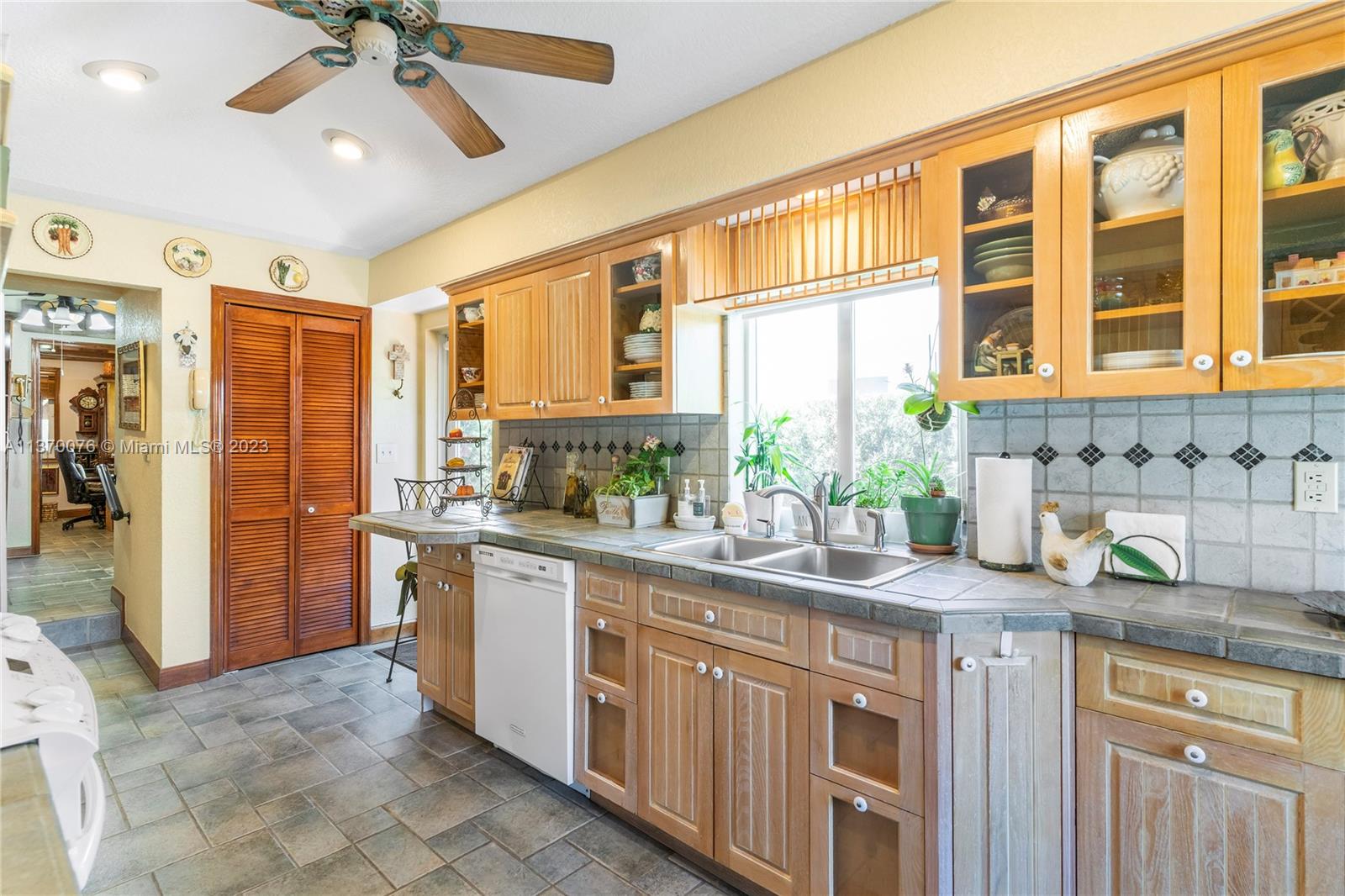 Wood cabinetry, fully customized.