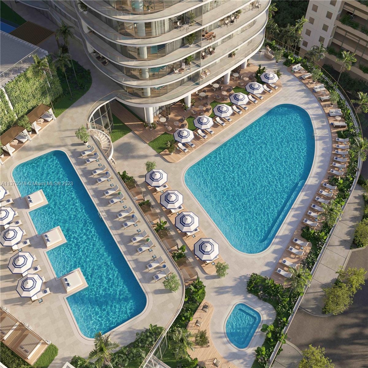 Cipriani Residences Miami - Aerial Pool