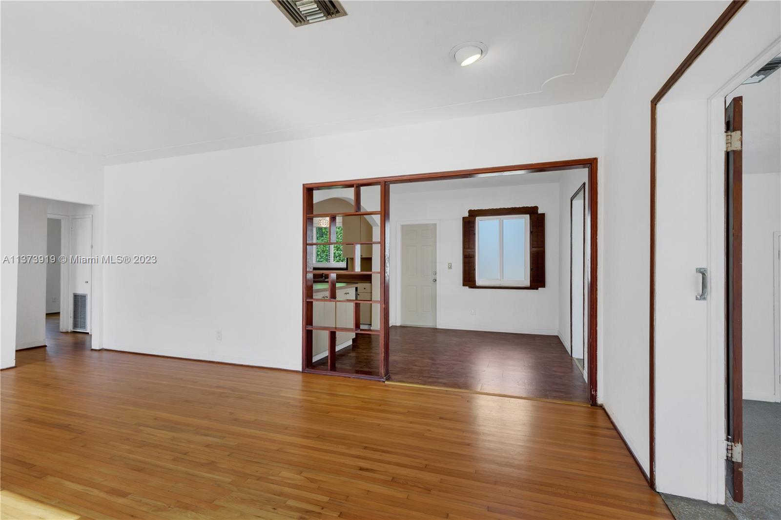 View of dinning room from Living Room