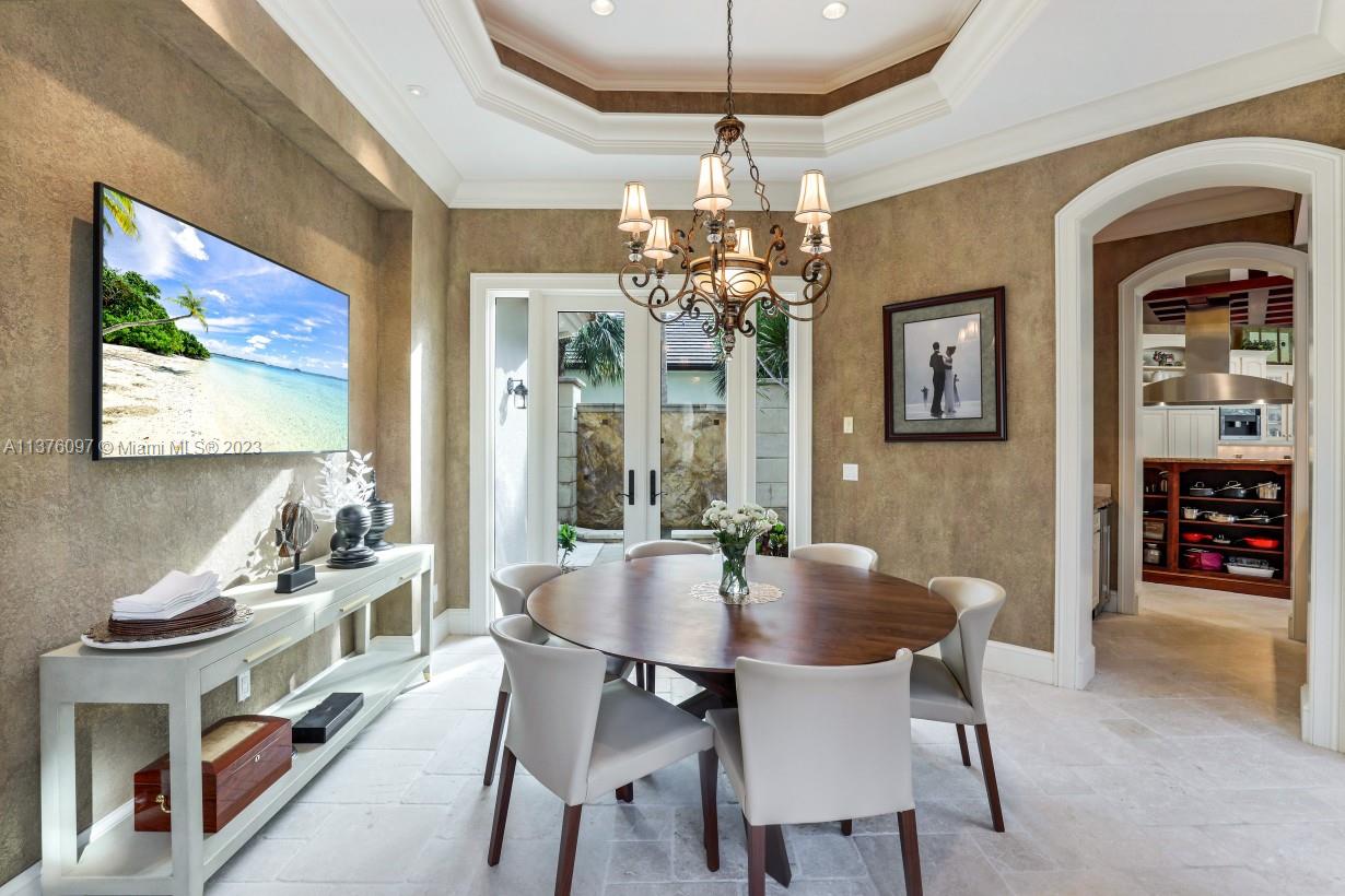 Dining Room with Butlers Pantry on the Right