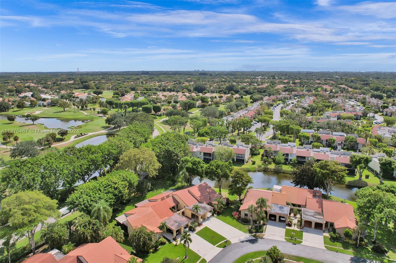 Aerial View-Villa #3 is located on the middle Quad on this Photo