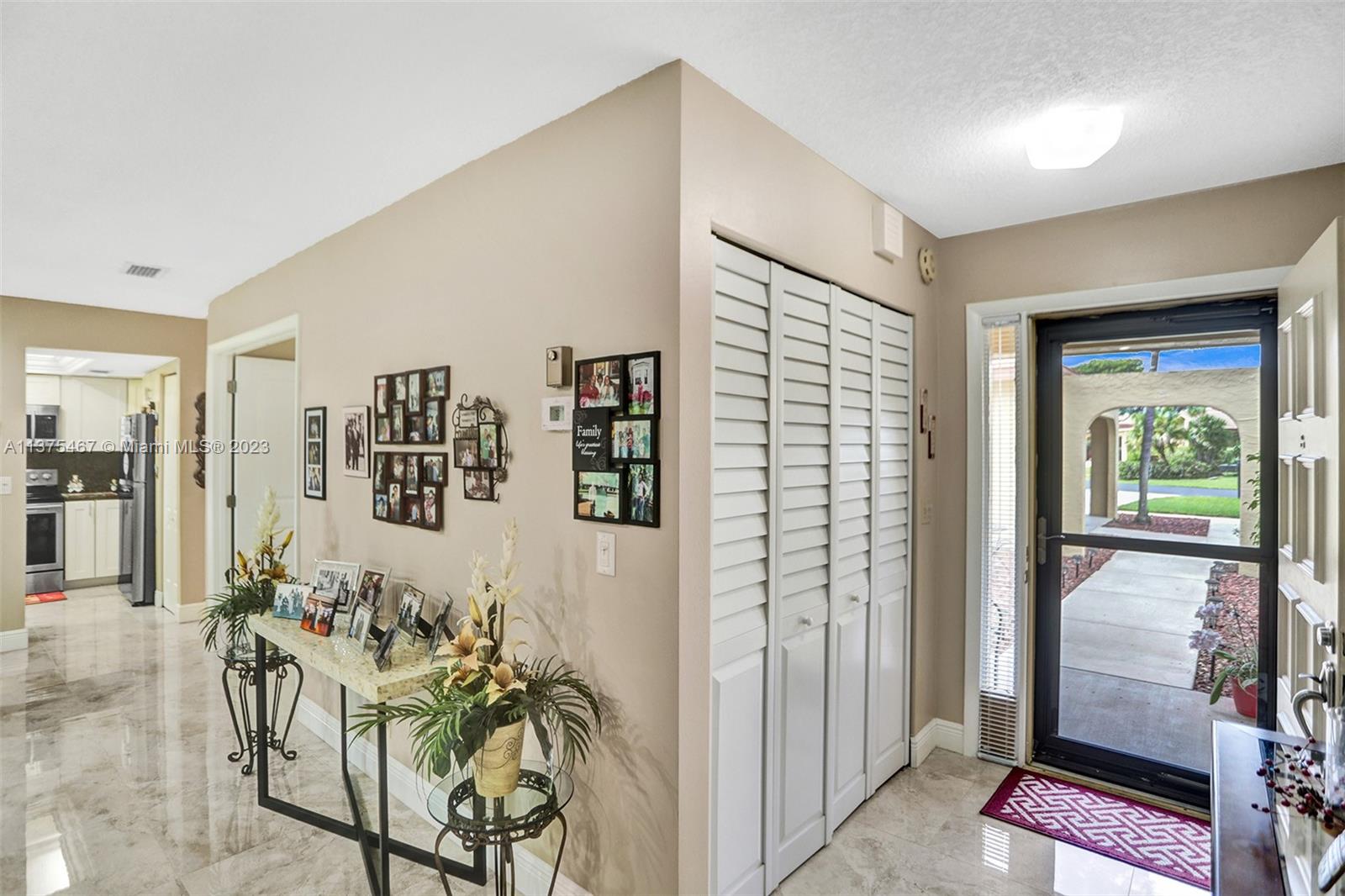 Interior Front Door View/Foyer