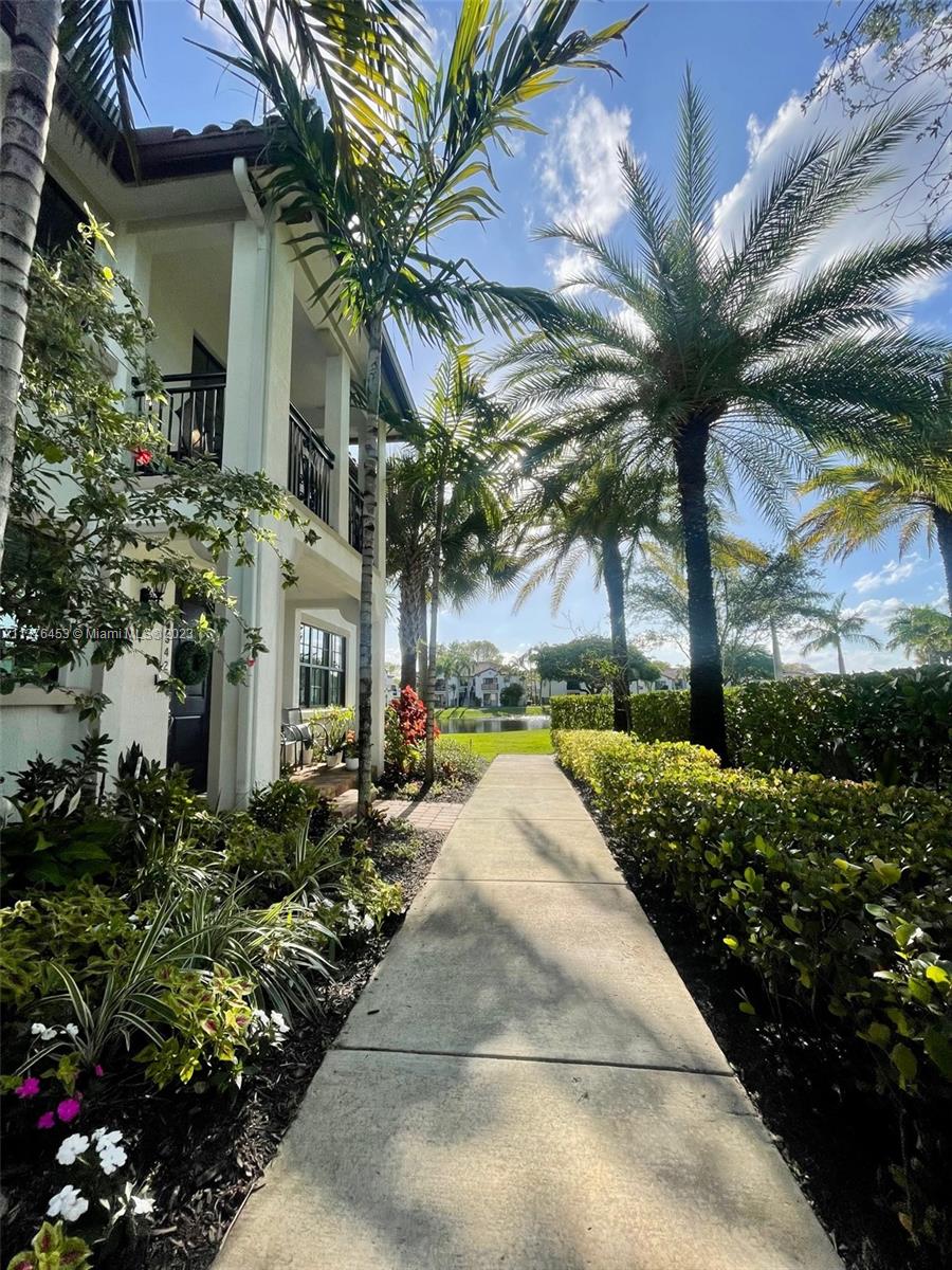 Walkway to the Town Home - East Side