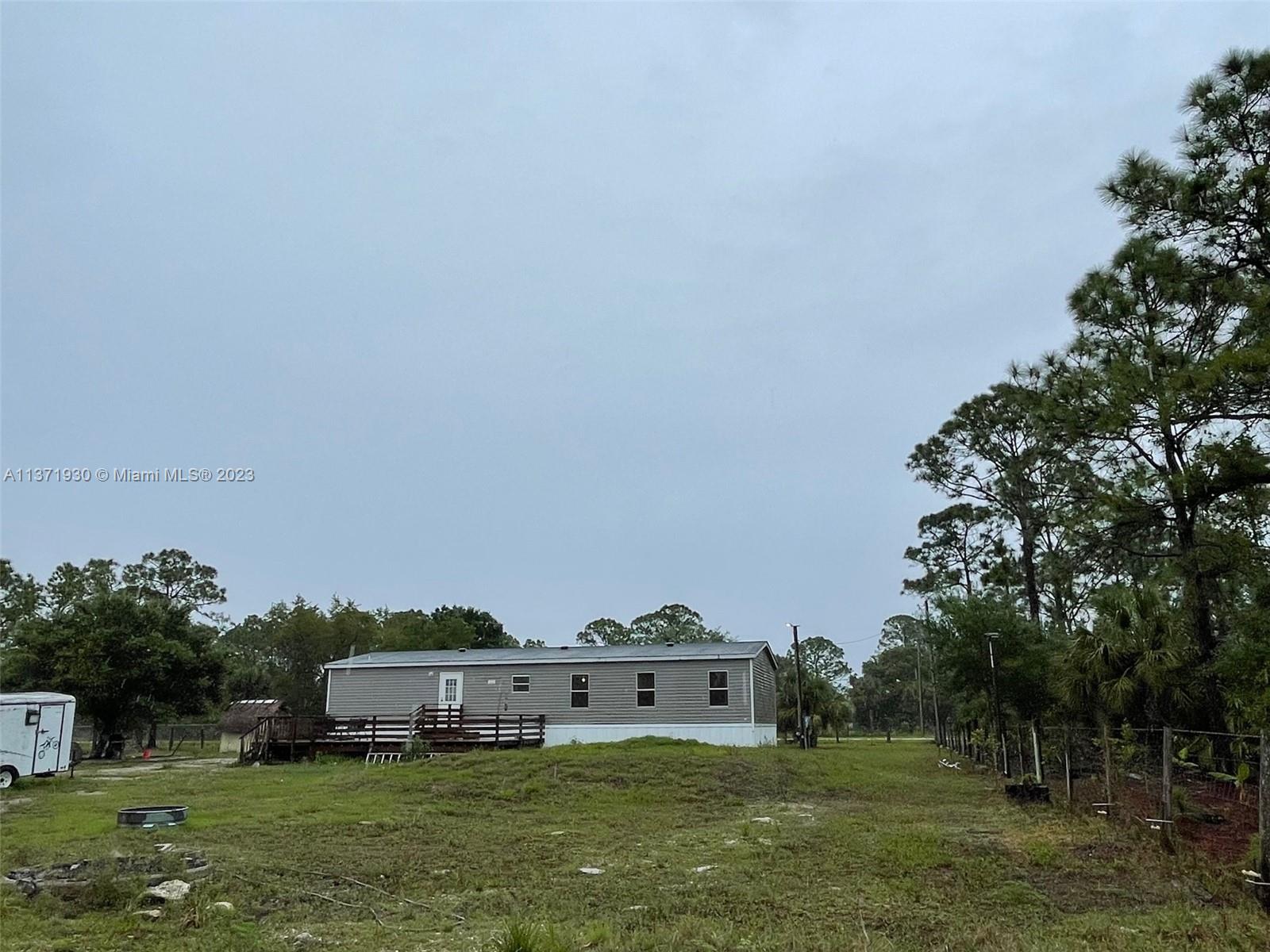 Rear view of property