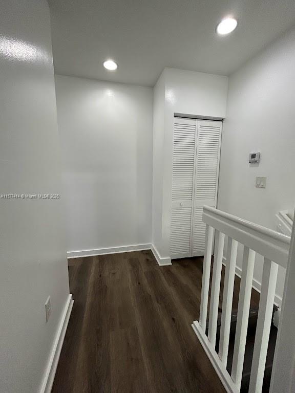 Hallway into the master bedroom