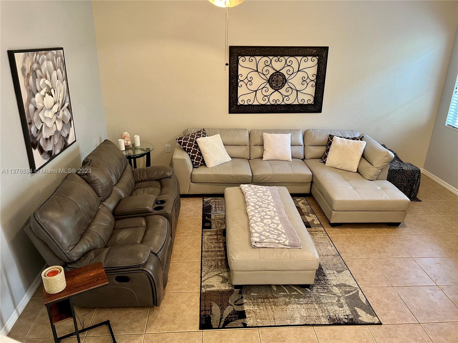 Aerial view of Living room
