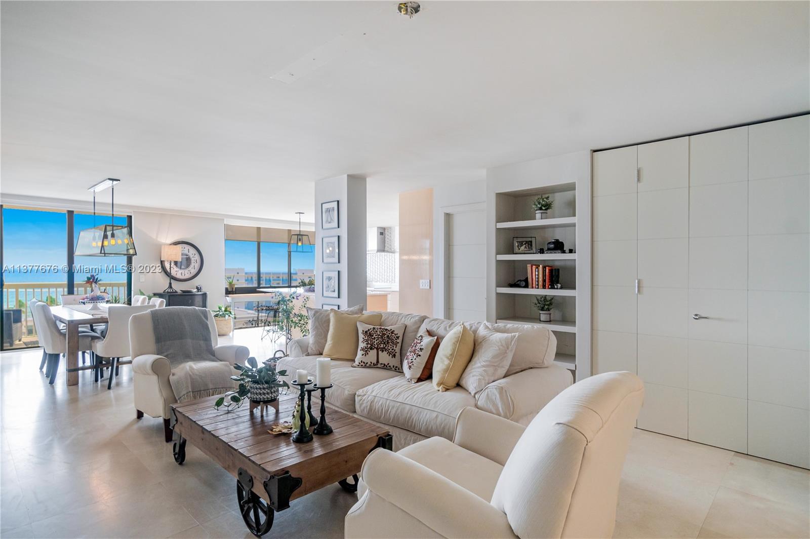 As you open the door, you will enjoy this Amazing Ocean view from this open floor plan