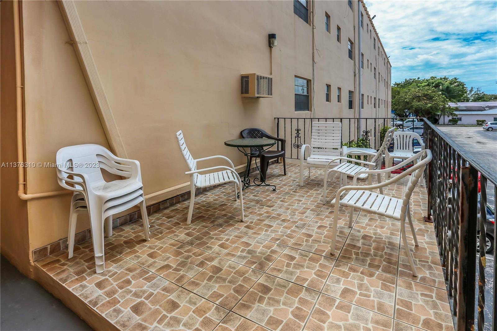 Patio area right outside of the unit perfect for entertaining.