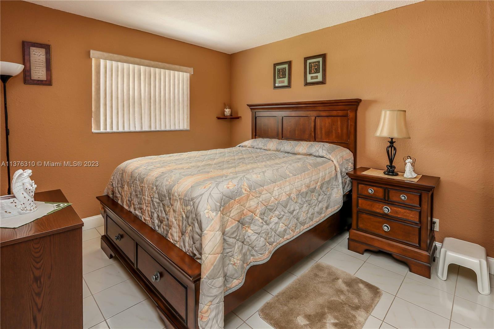 2 of 2 bedrooms includes Real beautiful wood frame bed nightstand, dresser everything you see