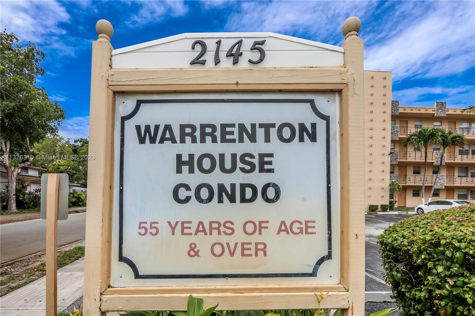 55+ community sign